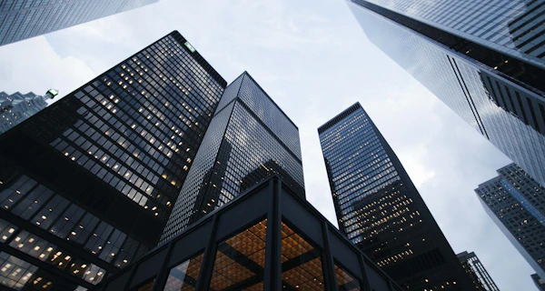 Modern business building representing SME investment